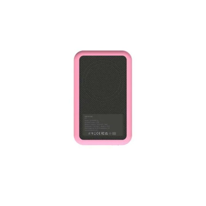 Kreafunk Cargador Power Bank Con Carga Inalámbrica Qi 5K Mah Rosa Claro