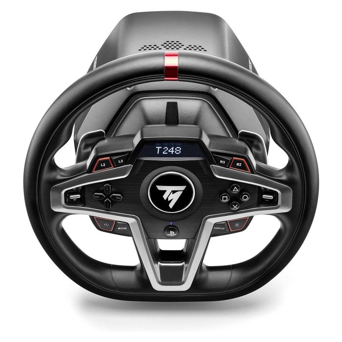 Thrustmaster T248 Volante + Pedales para PS5 / PS4 / PC con Pantalla LCD y Force Feedback, 4160783