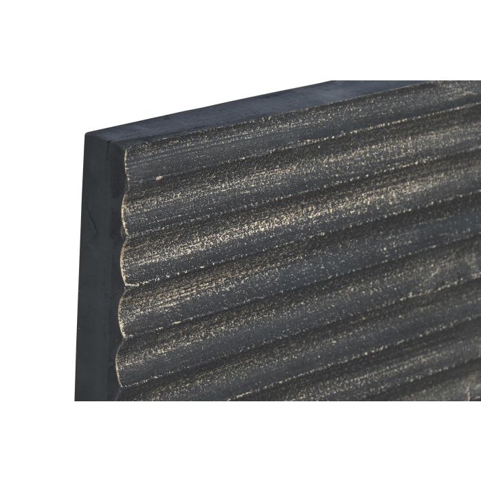 DKD Home Decor Decoración Pared Negro Dorado 91 x 91 x 3 cm 1