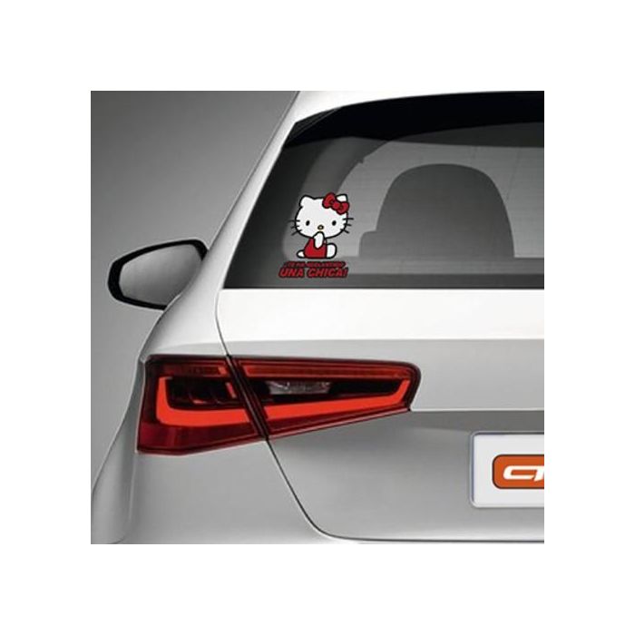 Adhesivo para Coche Hello Kitty