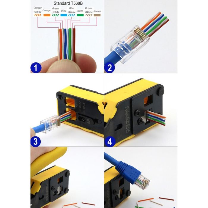Ewent Crimpadora EW9006 para CAT.5e/6/6A/7 y RJ11/12, Acero Inoxidable, Empuñadura Ergonómica 3 Ewent Crimpadora EW9006 para CAT.5e/6/6A/7 y RJ11/12, Acero Inoxidable, Empuñadura Ergonómica 3
