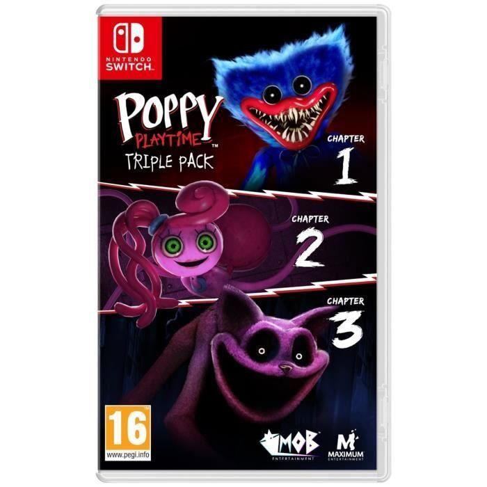 Paquete triple Poppy Playtime - Juego de Nintendo Switch Paquete triple Poppy Playtime - Juego de Nintendo Switch