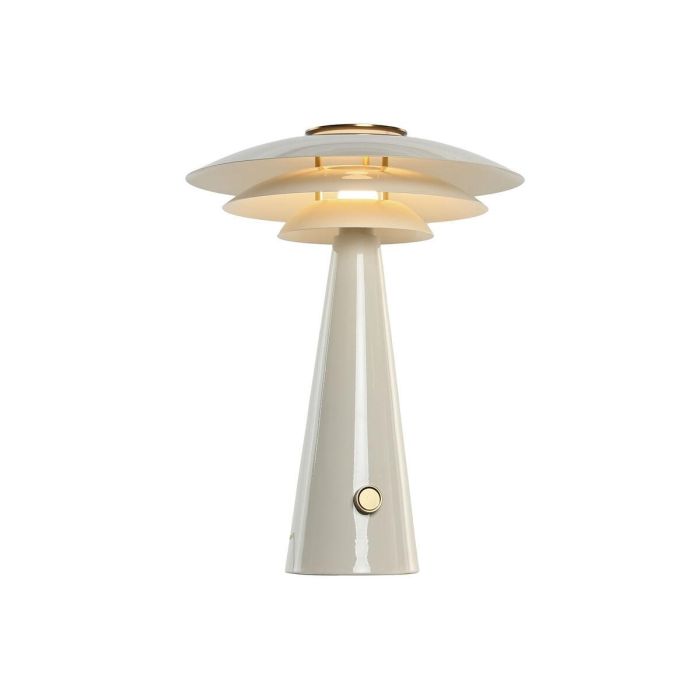 DKD Home Decor Futul25 Lámpara Sobremesa Moderno Blanco Metal 38 x 50 x 38 cm 5