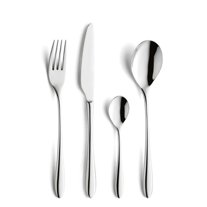 Amefa Cucharas de Mesa Colección Cuba, Juego de 12 Piezas Acero Inoxidable, 21,6 cm - 2,5 mm, Acabado Brillo, Apto Lavavajillas 3