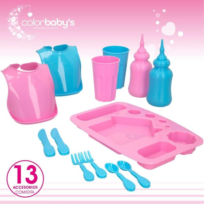 Accesorios para Muñecas Colorbaby Muñeco Bebé 20 Piezas 39 x 9,5 x 21,5 cm 6 Unidades 5