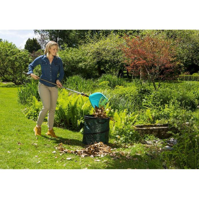 Rastrillo para Recoger Hojas Gardena Combisystem 3 en 1 Turquesa 10 Rastrillo para Recoger Hojas Gardena Combisystem 3 en 1 Turquesa 10