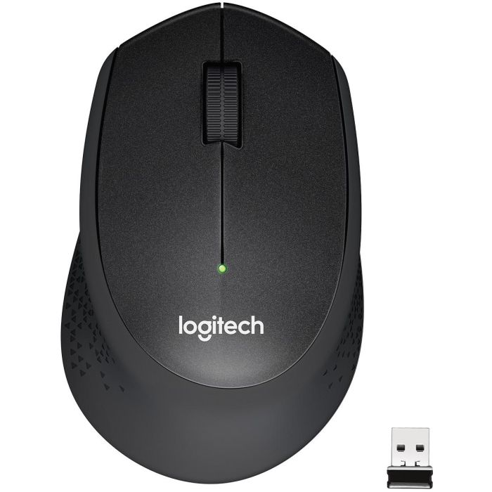 Logitech M330 Silent Plus Ratón Óptico Inalámbrico Silencioso, 1000 dpi, USB 2.4GHz, Ergonómico, 24 Meses Batería, Negro 0 Logitech M330 Silent Plus Ratón Óptico Inalámbrico Silencioso, 1000 dpi, USB 2.4GHz, Ergonómico, 24 Meses Batería, Negro 0