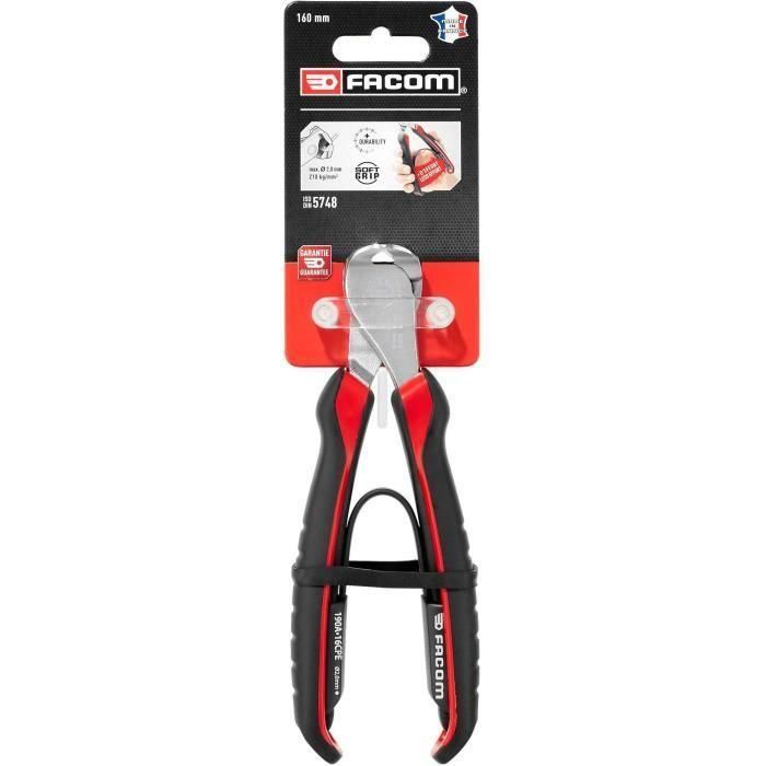 Facom 190A.16CPEPB Alicate de Corte para Cuerda de Piano Frontal de Alto Rendimiento 160 mm 1