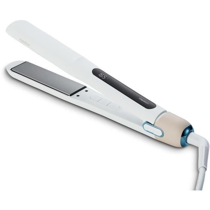 Medion MD19925 Plancha de Pelo 56W, 5 Programas, 165-210°C, Pantalla LED, Blanco 1 Medion MD19925 Plancha de Pelo 56W, 5 Programas, 165-210°C, Pantalla LED, Blanco 1