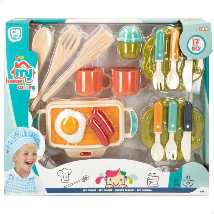Cocina de Juguete Colorbaby My Home 17 Piezas 19,5 x 3 x 11 cm 1 Cocina de Juguete Colorbaby My Home 17 Piezas 19,5 x 3 x 11 cm 1