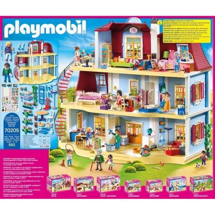PLAYMOBIL 70205 - Casa de muñecas La Maison Traditionnelle - Gran casa tradicional - Nuevo para 2020 1 PLAYMOBIL 70205 - Casa de muñecas La Maison Traditionnelle - Gran casa tradicional - Nuevo para 2020 1