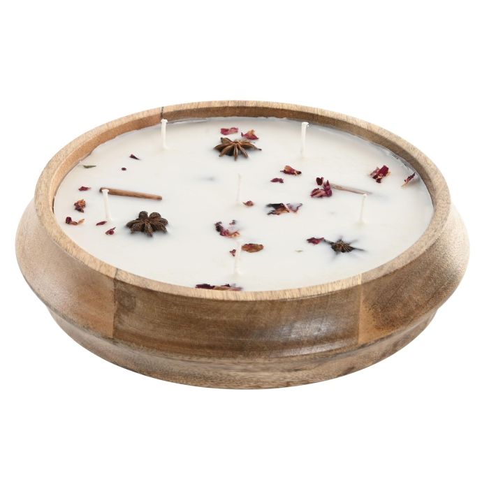 Vela Indio DKD Home Decor Marron 25 x 6 x 25 cm (4 Unidades) 0 Vela Indio DKD Home Decor Marron 25 x 6 x 25 cm (4 Unidades) 0
