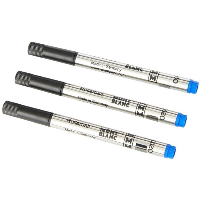 Recambio para bolígrafo Montblanc 128241 Azul (3 Unidades)