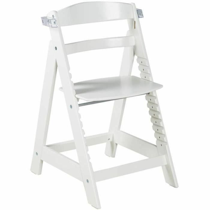 Roba ROB4005317310749 Trona SIT UP CLICK & FUN Bandeja Extraíble Altura Regulable Hasta 70 kg Madera Lacada Blanca 1