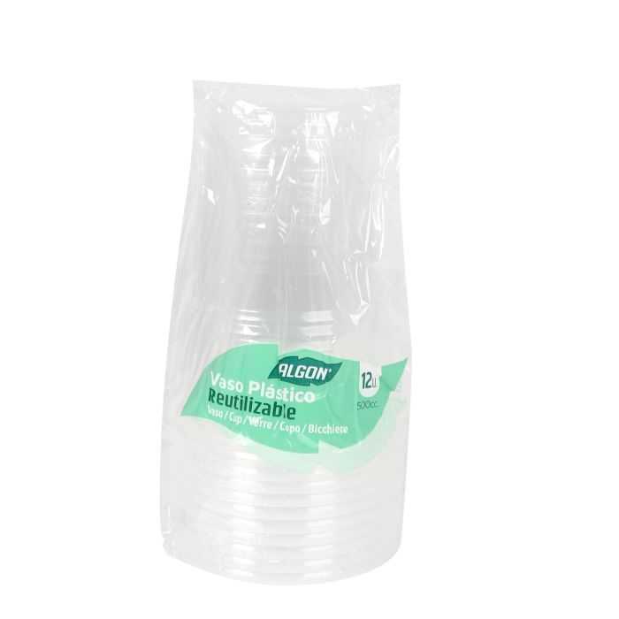 -2250- Set12 Vaso Transparente 500Cc Algon (18 Unidades) 1 -2250- Set12 Vaso Transparente 500Cc Algon (18 Unidades) 1