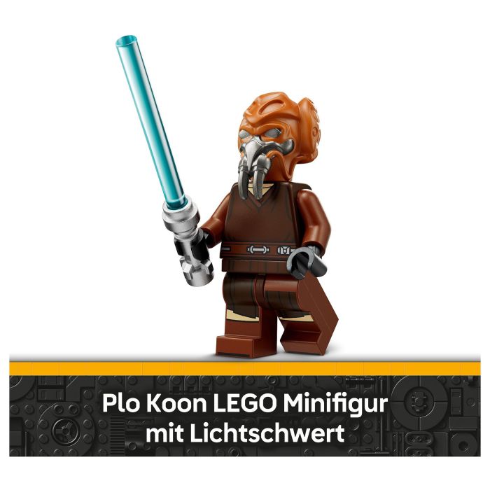 LEGO Star Wars Caza Estelar Jedi de Plo Koon 75400 Microfighter