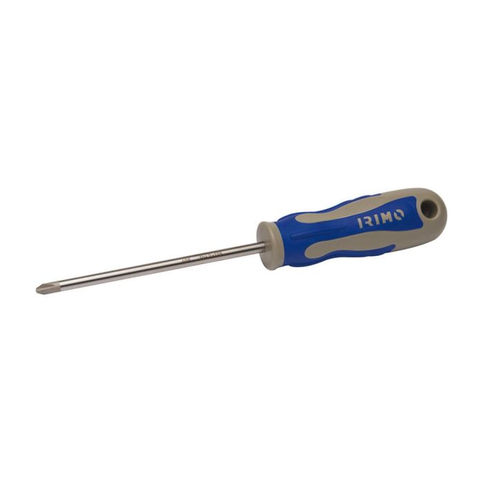 Irimo Destornillador PH-1 5x250mm Mango Bimaterial, 409-1-250, para Uso Intensivo, Norma ISO 8764/DIN 5260 0 Irimo Destornillador PH-1 5x250mm Mango Bimaterial, 409-1-250, para Uso Intensivo, Norma ISO 8764/DIN 5260 0