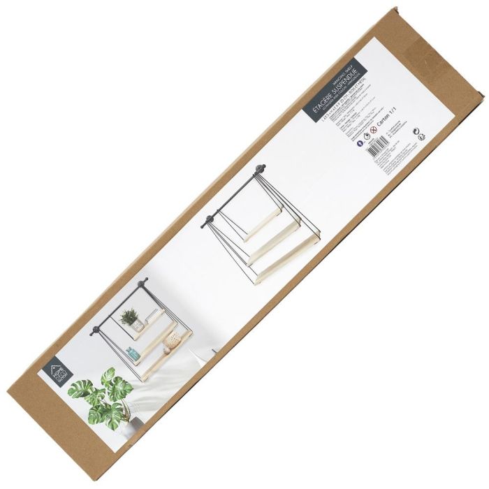 Home Deco Factory Estante Columpio Madera-Metal Industriel 3 Baldas 1 Home Deco Factory Estante Columpio Madera-Metal Industriel 3 Baldas 1