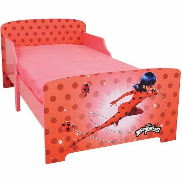 Fun House AUC3700057134839 Cama Infantil Miraculous Ladybug con Lattes Box Spring 140x70 cm 1 Fun House AUC3700057134839 Cama Infantil Miraculous Ladybug con Lattes Box Spring 140x70 cm 1