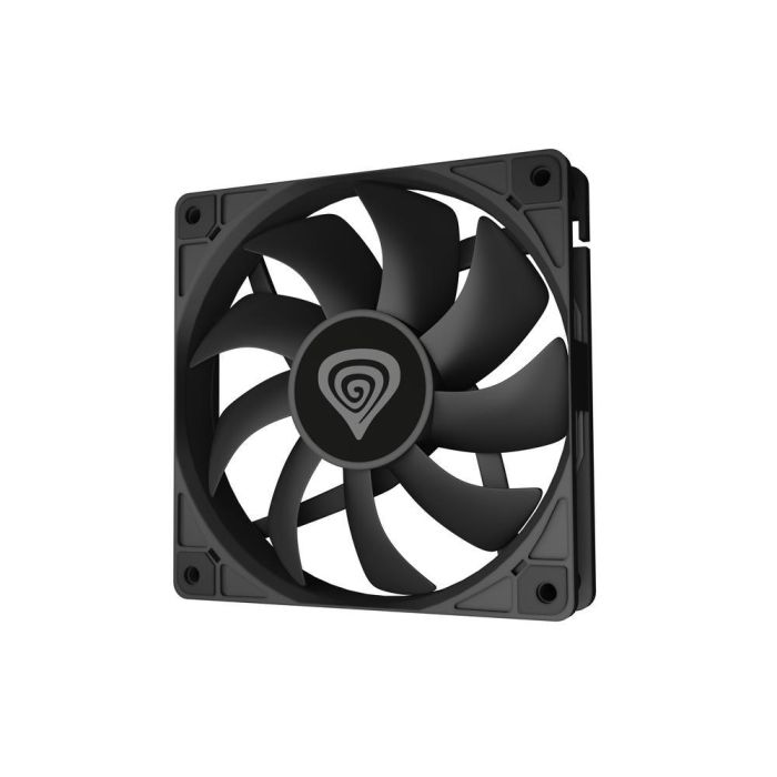 Genesis Ventilador Caja Oxal 120 Negro para PC, 120mm, 1300 RPM, Flujo Aire 46.1 CFM, Ruido 22.1 dB, 3 Pines 3