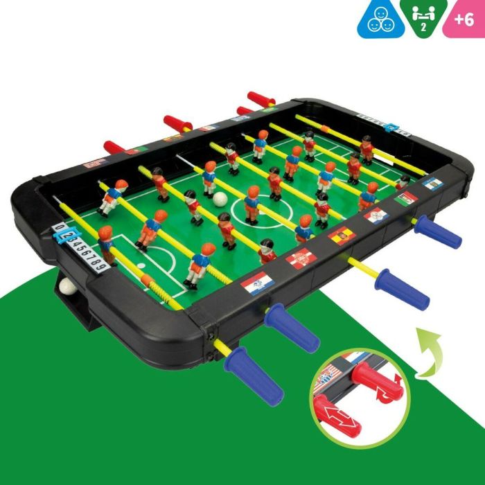 Futbolín de Sobremesa Colorbaby 45 x 8 x 55 cm (2 Unidades) 5