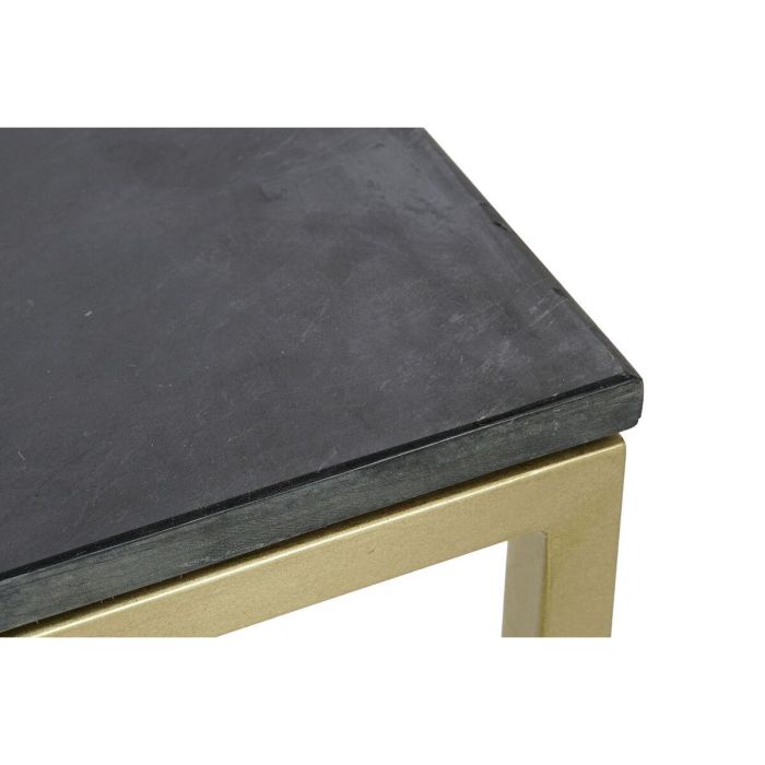 Mesa de Centro DKD Home Decor Negro Dorado Mármol Hierro 100 x 61 x 43 cm 3