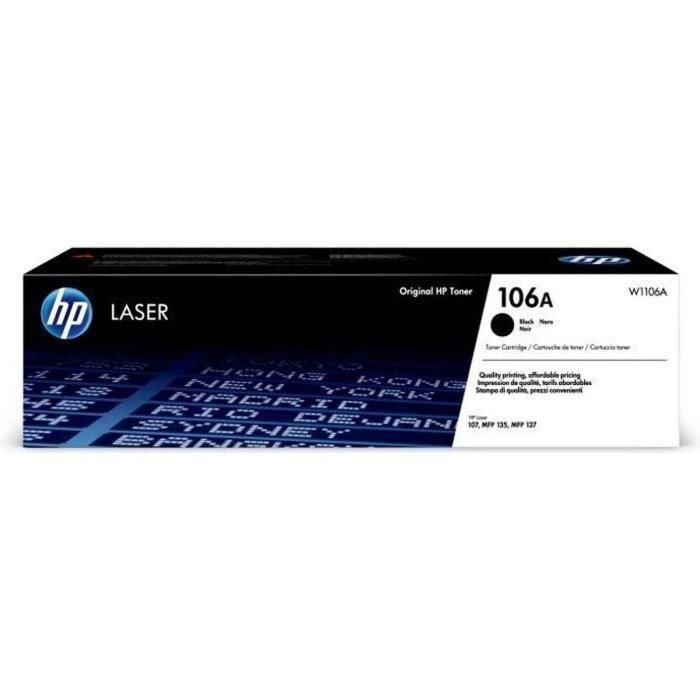 Hp Toner Negro Laser 107A-W, Mfp 135A - 106A