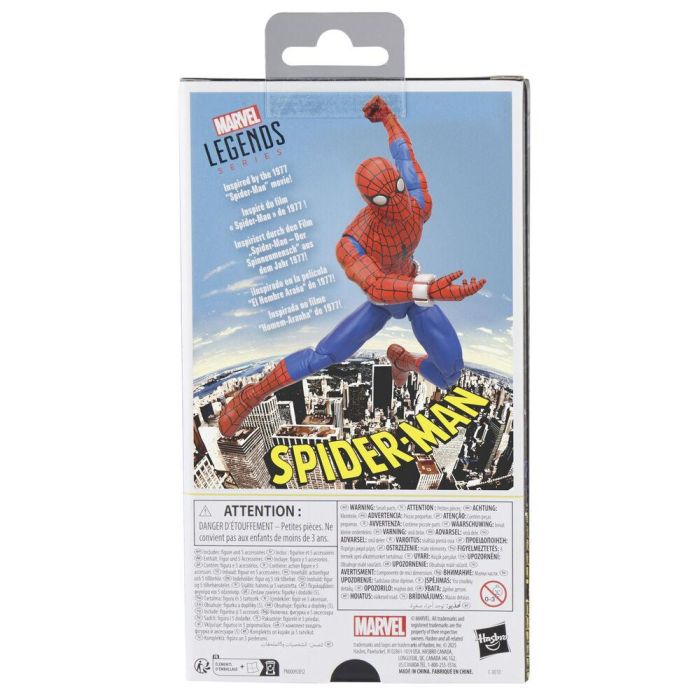 Hasbro Marvel Legends Series Figura de Acción Spider-Man Coleccionable 15 cm Totalmente Articulada con 5 Accesorios Película 1977 9 Hasbro Marvel Legends Series Figura de Acción Spider-Man Coleccionable 15 cm Totalmente Articulada con 5 Accesorios Película 1977 9