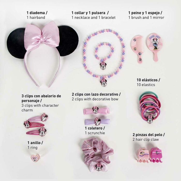 Set de belleza caja minnie 34.0 x 24.5 x 4.0 cm 3 Set de belleza caja minnie 34.0 x 24.5 x 4.0 cm 3