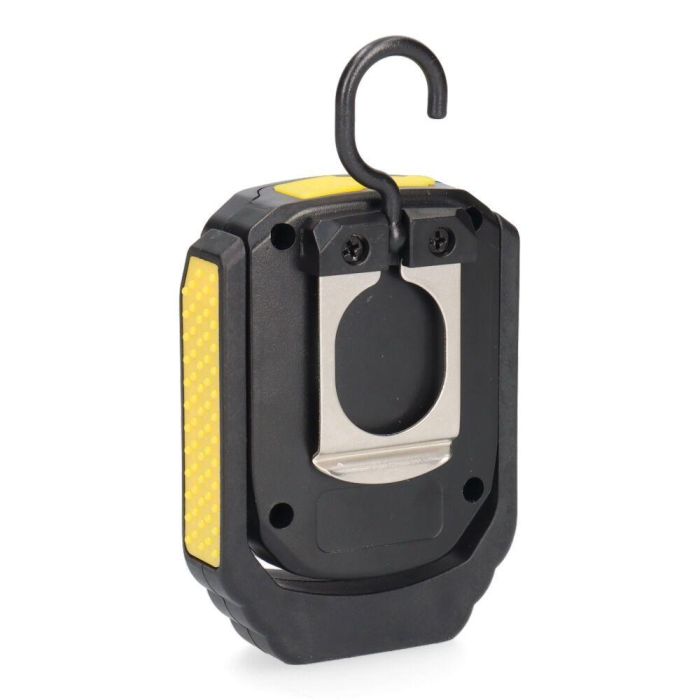 Edm Linterna LED Titan Work 10W 900lm Recargable Magnética USB Negra/Amarilla IP44 5