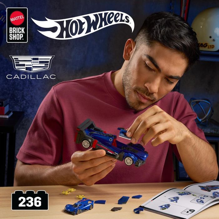 MEGA BLOKS Cadillac Project GTP Hypercar JFR89 - Coche de carreras Hot Wheels para construir escala 1:32 con detalles realistas 5 MEGA BLOKS Cadillac Project GTP Hypercar JFR89 - Coche de carreras Hot Wheels para construir escala 1:32 con detalles realistas 5