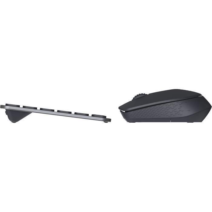 RAPOO 9310M - Combo Teclado y Ratón Inalámbrico Multimodo Ultrafino - Negro 5