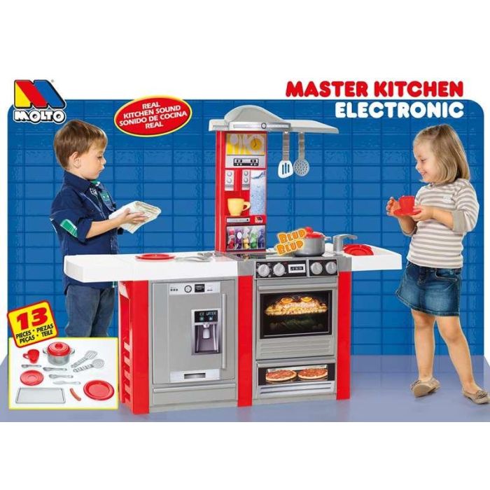 Cocina master electrónica 102x114x34 cm con 13 accesorios 12