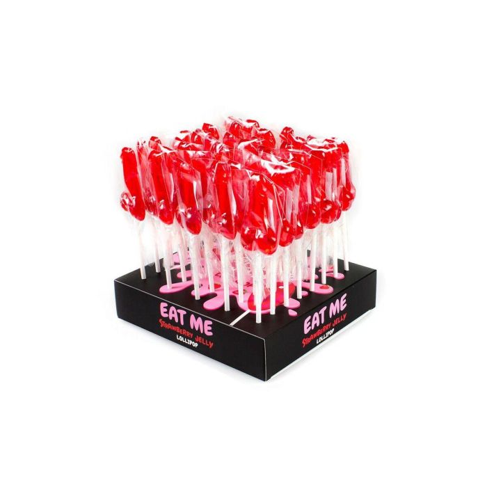 Piruleta Erótica Secret Play Pene Fresa 40 unidades Piruleta Erótica Secret Play Pene Fresa 40 unidades