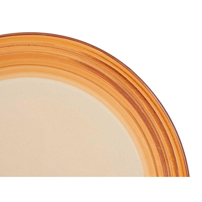 Plato Llano Gres Cenefa 3D Marron 27Cm Vessia (24 Unidades) 3 Plato Llano Gres Cenefa 3D Marron 27Cm Vessia (24 Unidades) 3