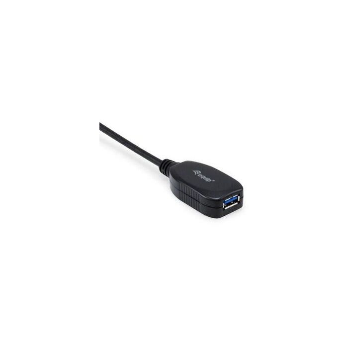 Equip Kabel USB-A 3.0 -> A Verl. St/Bu 5.00m 5Gbps akt.sw 1