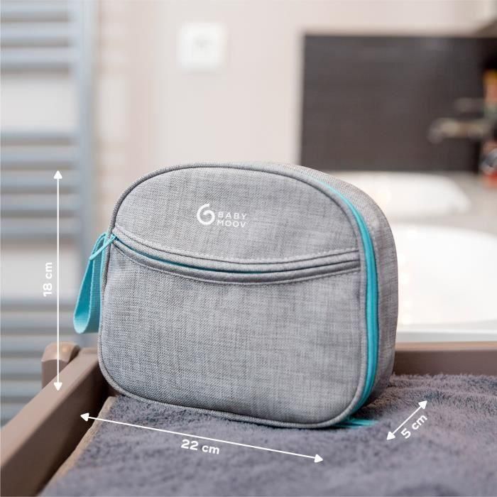 Babymoov Kit de Cuidado Completo Personalizable para Bebé - Estuche de Aseo con Bolsillos Interiores y Exteriores 4