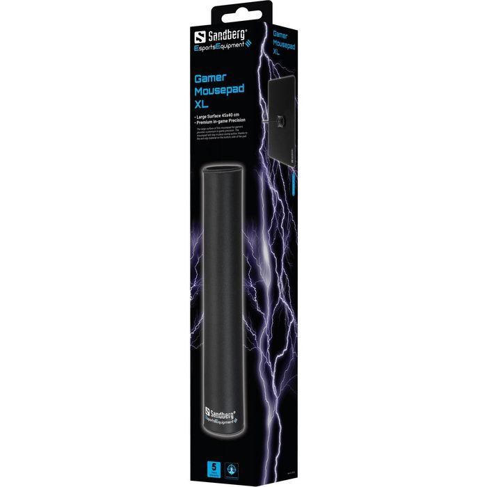 Sandberg Alfombrilla para Ratón Gamer XL Superficie Grande Precisión Superior Antideslizante 7