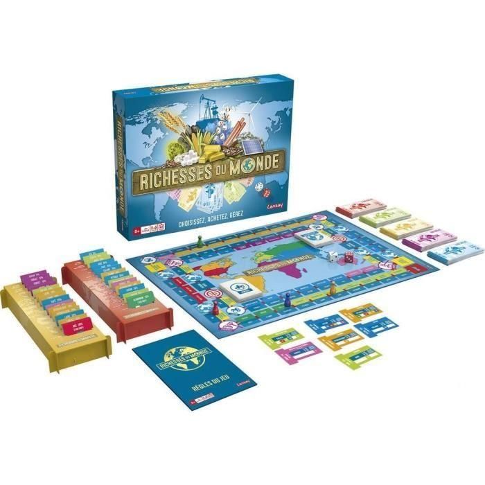 LANSAY Richesses Du Monde - Juego de mesa LANSAY Richesses Du Monde - Juego de mesa