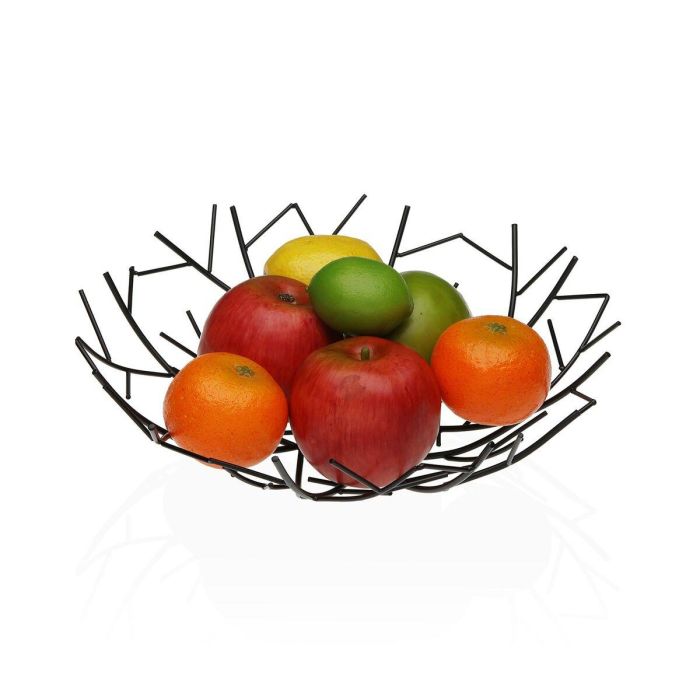 Frutero Negro 30 cm Versa - Metal, 30x30x9 cm (2 Unidades) 1 Frutero Negro 30 cm Versa - Metal, 30x30x9 cm (2 Unidades) 1