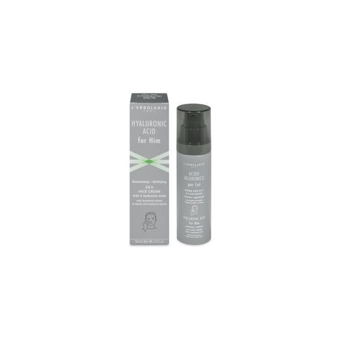 Acido Hialuronico Hombre Crema Cara 24 Horas 50Ml. Acido Hialuronico Hombre Crema Cara 24 Horas 50Ml.