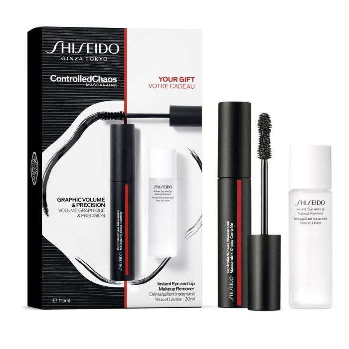 Shiseido Mascaraink Controlled Chaos 01 + Desmaquillante 30ml