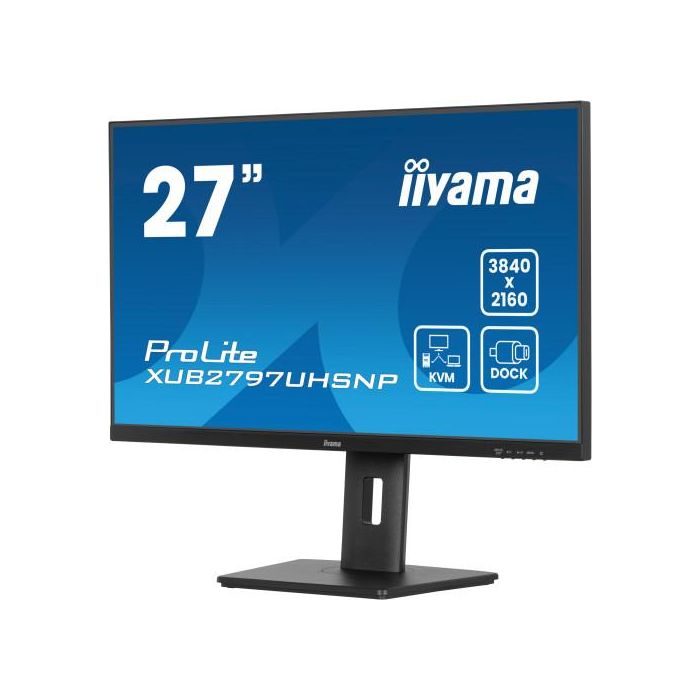 iiyama ProLite XUB2797UHSNP-B1 Monitor 27" 4K UHD IPS 3840x2160 4ms 60Hz USB-C KVM Negro 4