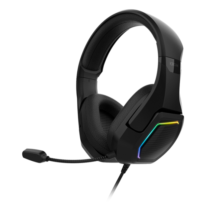 Auriculares de Diadema Bluetooth Krom NXKROMKOPA71BK Negro Auriculares de Diadema Bluetooth Krom NXKROMKOPA71BK Negro
