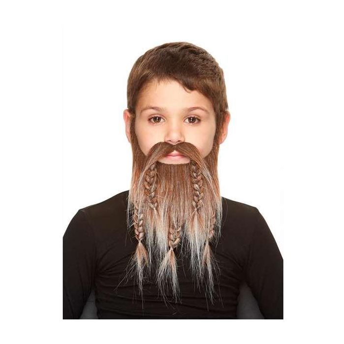 Bigote y barba infantil talla única