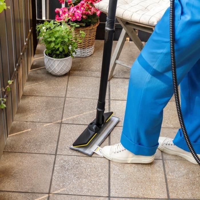KARCHER - Kit de 3 mopas (suave, abrasiva y muy abrasiva) para boquilla suelo - Compatible con la gama de limpiadores a vapor Easy Fix 4 KARCHER - Kit de 3 mopas (suave, abrasiva y muy abrasiva) para boquilla suelo - Compatible con la gama de limpiadores a vapor Easy Fix 4