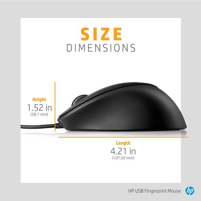 HP HP USB Fingerprint Mouse 9 HP HP USB Fingerprint Mouse 9