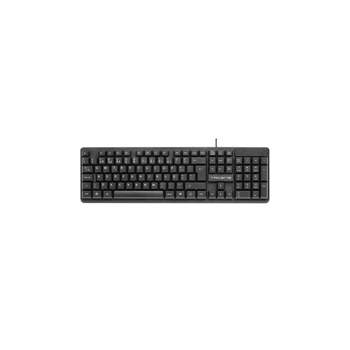 Tacens Teclado Profesional Anima AK0 USB ECO Layout Portugués, Diseño Ecológico, Pulsación Optimizada