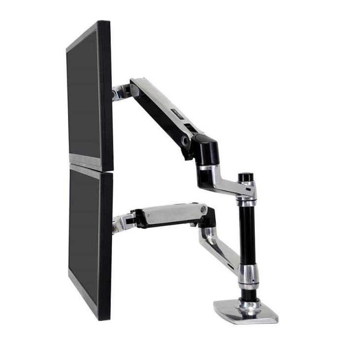 Ergotron Brazo Doble LX Redesign para Pantallas, 18.1kg, 24", Ajuste de Altura, Plata Ergotron Brazo Doble LX Redesign para Pantallas, 18.1kg, 24", Ajuste de Altura, Plata