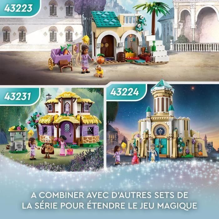 LEGO 43224 Castillo del Rey Magnífico Disney Wish con minifiguras de Asha, Dahlia y Rey Magnífico 4 LEGO 43224 Castillo del Rey Magnífico Disney Wish con minifiguras de Asha, Dahlia y Rey Magnífico 4